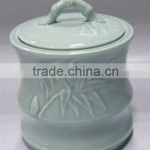Porcelain Tea Caddy thumbnail-1