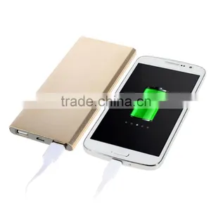 10000mAh Metal Power Bank Charger Dual USB Shake Control for IPhone/for Samsung/for Sony/for HTC/for Xiaomi thumbnail-1