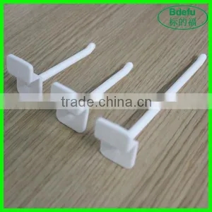 Single Hook Slatwall Plastic Hook for Cardboard With Slot Board thumbnail-1