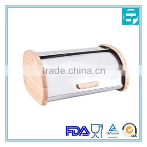 Household Plain Wooden Bread Case thumbnail-1