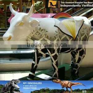 My Dino-C046 Handmade Animated Life-size Fiberglass Cow Model thumbnail-2