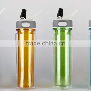 Dubble Wall Bottle New Design Bottles BPA Free Plastic Bottle thumbnail-3