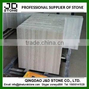 Bathroom Wall Tiles/ White Wood Grain Marble Tiles thumbnail-1