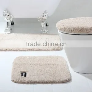 Bathroom 3-piece Set Rug Mat Waterproof Bathroom Carpet thumbnail-1