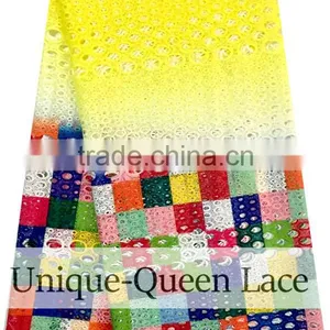 High Quality Bridal Chemical y Guipure Lace Fabric/african Lace Fabrics Guipure Bridal Fabrics/african Guipure Lace Fabric thumbnail-2
