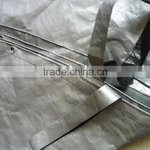 Sewing Reinforced & Rounded Waterproof Fabric pe Tarpaulin ,sewn pe Tarpaulin thumbnail-2