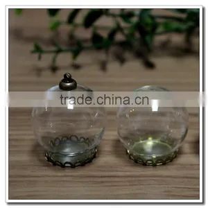 * 6MM/8MM/10MM/12MM/14MM/16MM/18MM/20MM/25MM Mini Glass Blowing Bubbles.clear Hollow Ball Pendant, Clear Hollow 10mm Glass Ball thumbnail-2