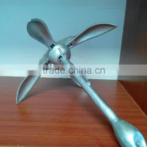 Hot Dip Galvanized Folding Grapnel Anchor Type A For Yacht thumbnail-2