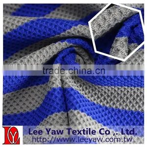 Polyester Microfiber Full Dull Spandex Yarn Dyed Combhoney Stripe Fabric thumbnail-3