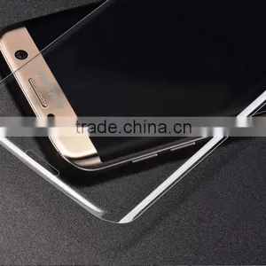 100% Full Size 3D Curved Transparence Tempered Glass Screen Portector for Samsung S7 EDGE thumbnail-3