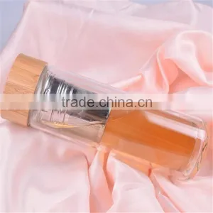 Drinking Glass Water Bottle With Stainless Steel Tea Filter, Borosilicate Water Bottle Glass 400ml thumbnail-4