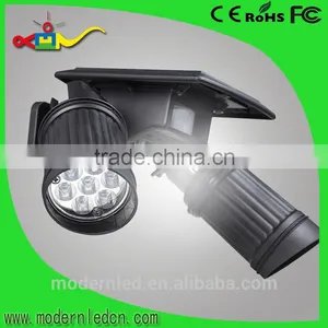 Good Price Double Heads Solar Led Outdoor Wall Light thumbnail-1