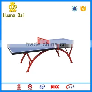 High Quality Outdoor Indoor Double Folding Movable Table Tennis Table With Wheels thumbnail-3