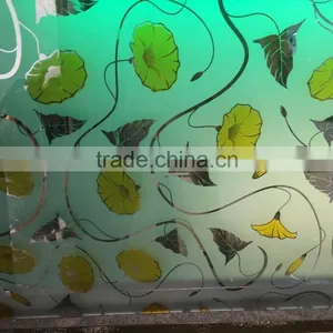 Acid Ice Glass Decorative for Door,decorative Glass for Windows for Iraq, Pakistan thumbnail-6