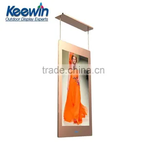 Silver Vertical Hang Double-faced Different Brightness Advertising Display thumbnail-3