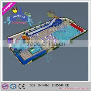 Lilytoys Water Park . Inflatable Mobie Moving Park ,jurassia Gaint Water Park thumbnail-2