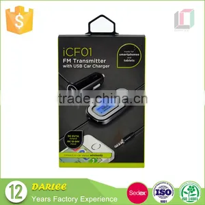Custom Logo Recyclable Free Sample Mobile Phone Charger Packaging Box With Clear Window thumbnail-4