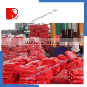 Waterproof China PE Tarpaulin Factory Hot Sale Truck Tarpaulin,Orange Red pe Tarpaulin, pe Tarpaulin Covers thumbnail-2