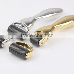 Professional Body Massager 1200 Needles Stainless Golden Micro Needle Therapy Derma Roller thumbnail-4