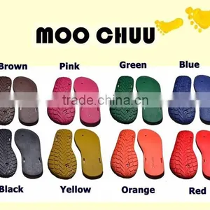 Rubber Ladies Sandles and Cheap Wholesale Flip Flops Women With Full Color Design Advertising PE thumbnail-5