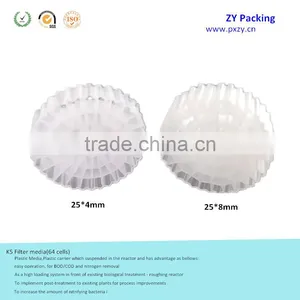 2017 New Media MBBR Media Plastic Carrier Media K5 Kaldnes Media for Enviroment Water Treatment thumbnail-1