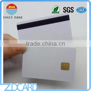 Blank 40K/80K Contact Chip Smart JAVA Card With Magnetic Stripe thumbnail-1