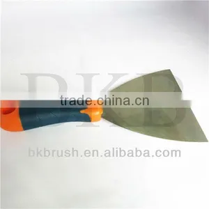 12cm Stainless Steel Wide Putty Knife With Soft Double Color Rubber Handle thumbnail-1