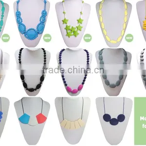 Kean Original Design Silicone Teething Necklace Wholesale thumbnail-1