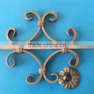 Wrought Iron Ornamental Forged Gate Rosette thumbnail-1