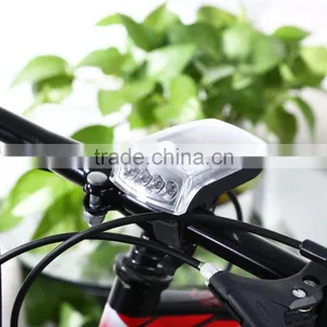 4-LED Solar Bike Head Light Front Torch Lamp Outdoor Equipment Front Reer Handlebar Bicycle Light Bicycle Accessories thumbnail-1