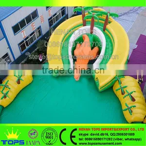 Rectangular Above Ground Swimming Pool Dinosaur Inflatable thumbnail-5