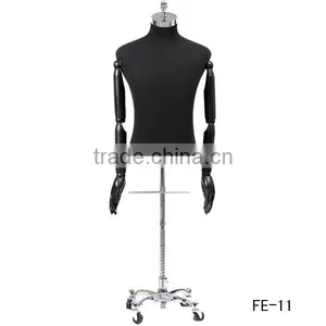 New Fashion Display Model Adjustable Wooden Tailor Mannequins thumbnail-1