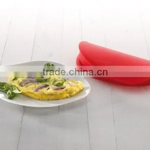 Silicone Omelette Maker Mold Pan Microwave Use Easy Make Delicious thumbnail-1