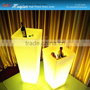 Mood Garden Champagne Pot/ Out Door Plastic Storage Container/LED Ice Bucket/color Chaning Outdoor Planter thumbnail-4