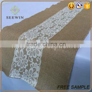 100% Burlap Table Runner for Home and Wedding thumbnail-1