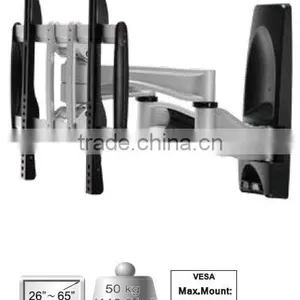 TV WALL MOUNT FOR 26 TO 65 INCH Swivel 60 Degree Full Motion LCD TV Wall Mount thumbnail-1
