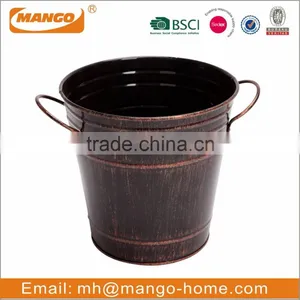 Hanging Galvanized Paint Metal Bucket thumbnail-5