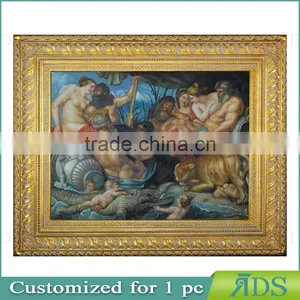 Antique Wooden Frame With Gold Leaf for Wall Decoration thumbnail-5