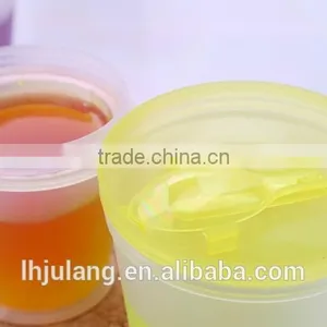 Wholesale Plastic Cereal to Go Cup With Spoon/plastic Cereal Cup/plastic Cereal to go Breakfast Cup thumbnail-2