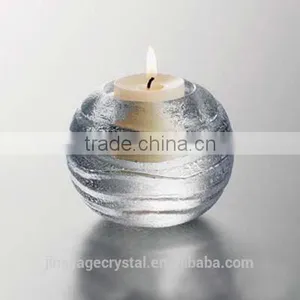 The Newest Round Glass Candelabras Candelabras Wholesale for Weddings thumbnail-1
