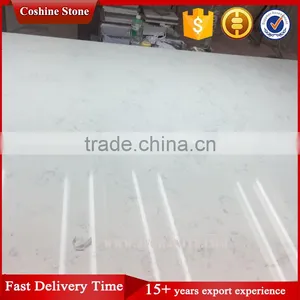 Coshine Smoky Carrara White Quartz Stone Kitchen Countertop thumbnail-3