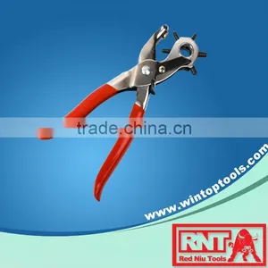 9" Carbon Steel,CR-V Revolving Punch Plier thumbnail-1