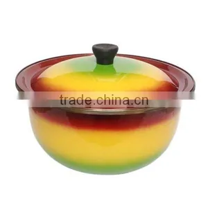 Stainless Steel Basin/Colorful Washing Basin With Lid thumbnail-1