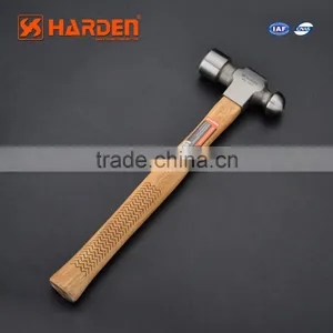Professional 450g Ball Peen Hammer With Wood Handle thumbnail-1