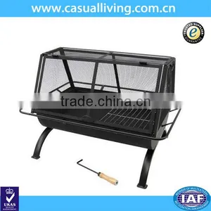 Outdoor Backyard Fire Pit Steel Wood Burning thumbnail-1