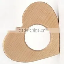 Heart Shaped Wooden Teether for Babies thumbnail-1