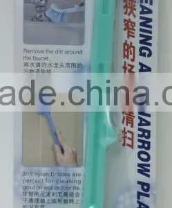 Creative MINI All-purpose Long Handle Bathroom Cleaning Brush With a Pincers thumbnail-2