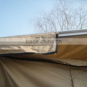 Retractable 4x4 Professional Leisure Tent Trailer Side Awning for Cars thumbnail-4
