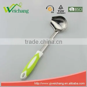WCR132 Premium Stainless Steel Utensils SAUCE SPOON Cooking Utensil Gadgets Set With TPR Handle thumbnail-1