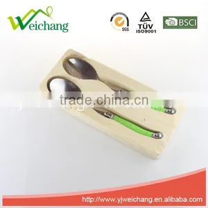 WCJ841 Wholesale Cheese Tools 3 Pcs Different Shape Cheese Knife Set thumbnail-2